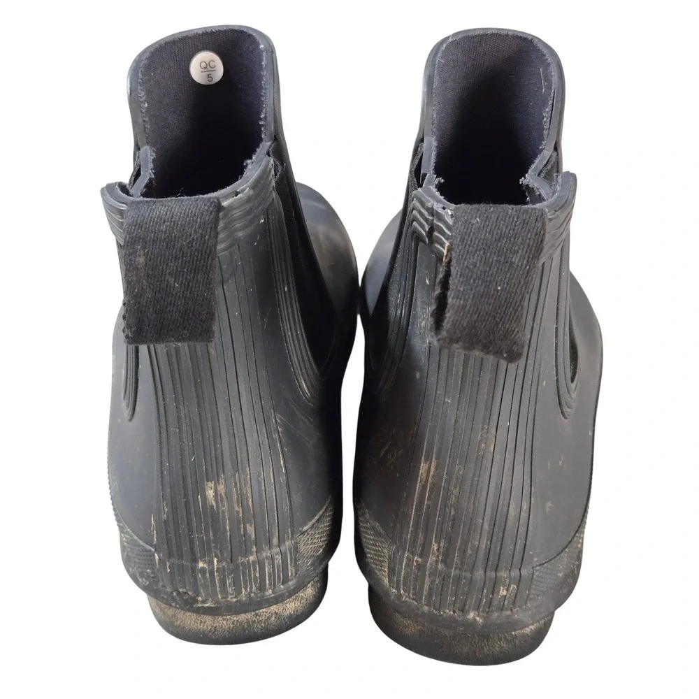 Women's Hunter Size 6‎ Black Original Chelsea Waterproof Rain Boots Outdoor